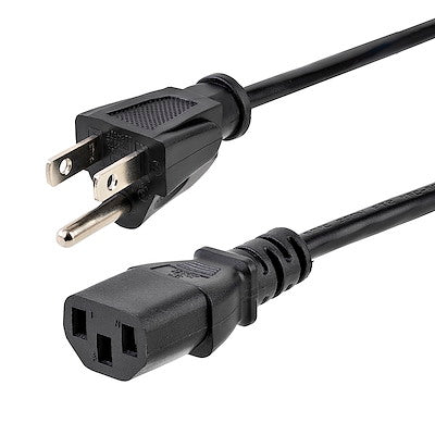 Cable De Corriente De 3m Estandar De Alimentacion Para Computadora - 18 Awg - Nema5-15p A C13 - 10a 125v - Startech.com Mod. Pxt10110