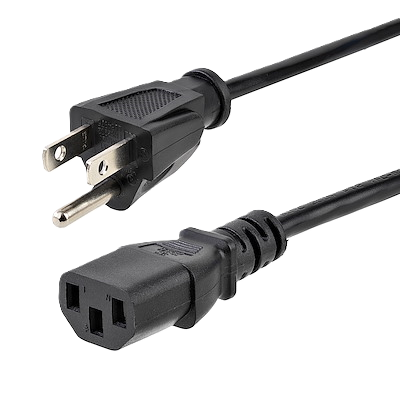 Cable De Corriente De 3m Estandar De Alimentacion Para Computadora - 18 Awg - Nema5-15p A C13 - 10a 125v - Startech.com Mod. Pxt10110