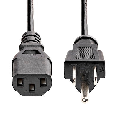 Cable De Corriente De 1.8m Estandar De Alimentacion Para Computadora - 18 Awg - Nema5-15p A C13 - 10a 125v - Startech.com Mod. Pxt101