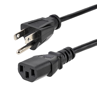 Cable De Corriente De 1.8m Estandar De Alimentacion Para Computadora - 18 Awg - Nema5-15p A C13 - 10a 125v - Startech.com Mod. Pxt101