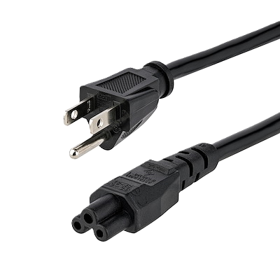 Cable De Corriente De 1.8m Estandar Para Laptop - 18awg - Nema 5-15p A C5 - Mickey Mouse - Cable De Alimentacion Para Laptop - Startech.com Mod. Pxt101nb3s