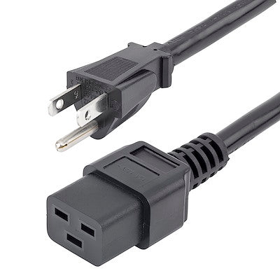 Cable De Corriente De 1.8m De Alimentacion - Servicio Pesado - 14awg - Nema 5-15p A C19 - 15a 125v - Startech.com Mod. Pxt515c19146