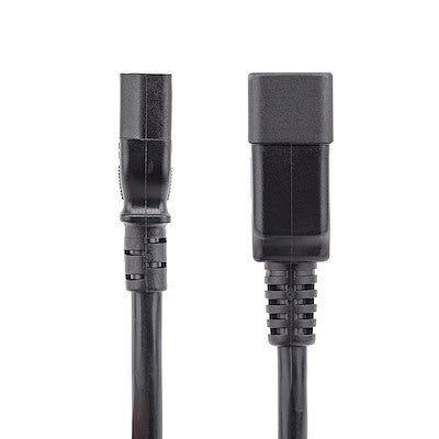 Cable De Corriente De 90cm De Extension - C14 A C13 - 14 Awg - 15a 125v - De Servicio Pesado - Startech.com Mod. Pxt100143