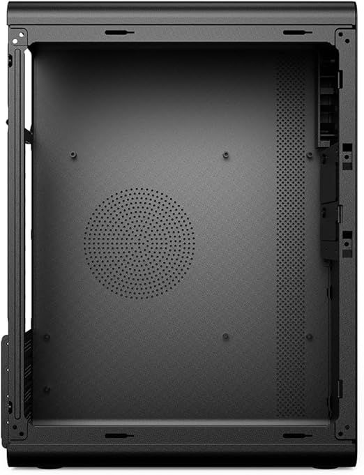 Gabinete Micro Torre Quaroni Micro Atx, Mini Itx/1usb 2.0 1usb 3.0/usb 3.0/vertice Curvo/fuente 500 W/negro
