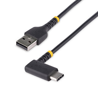 Cable 1m Usb A A Usb C Acodado En Ngulo Recto - Cable Usb-c De Carga Rapida De Alta Resistencia - Usb 2.0 A A Usb Tipo-c - Startech.com Mod. R2acr-1m-usb-cable