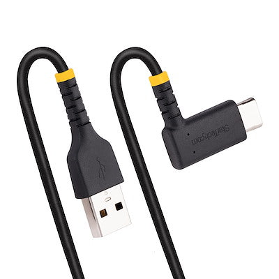 Cable 1m Usb A A Usb C Acodado En Ngulo Recto - Cable Usb-c De Carga Rapida De Alta Resistencia - Usb 2.0 A A Usb Tipo-c - Startech.com Mod. R2acr-1m-usb-cable