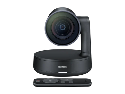 Camara Rally Ptz Logitech Premium 4k 30fps Control Automatico Zoom Fhd 15x Campo Visual 90°. Videoconferencia.