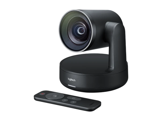Camara Rally Ptz Logitech Premium 4k 30fps Control Automatico Zoom Fhd 15x Campo Visual 90°. Videoconferencia.