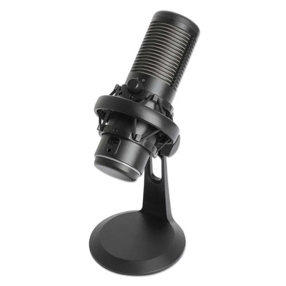 Microfono/manhattan/102674/micrÓfono De Condensador Usb Con Led Rgb Y CancelaciÓn De Ruido