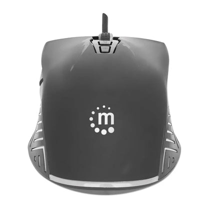 Mouse Óptico Gaming, Manhattan, 190220, 7 Botones, 7200 Dpi, Led Rgb, Negro