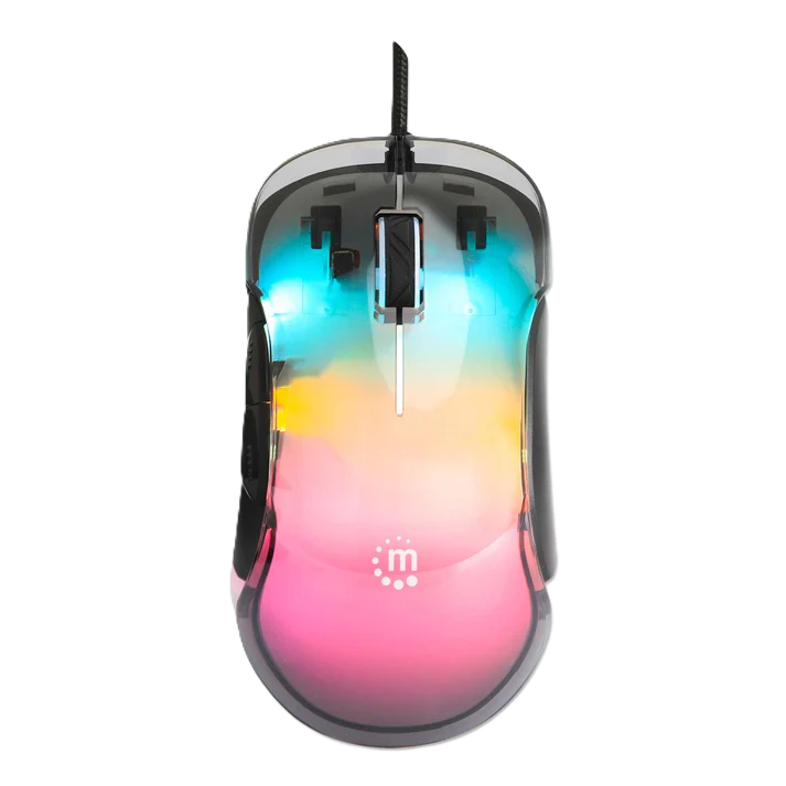 Mouse/manhattan/190381/mouse Usb Óptico Con Cable Led Rgb