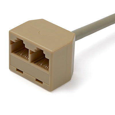 Cable Adaptador Multiplicador Divisor Splitter Rj45 2 A 1 - Hembra A Macho - Divisor Splitter Para Cable De Red Ethernet Rj45 - Startech.com Mod. Rj45splitter