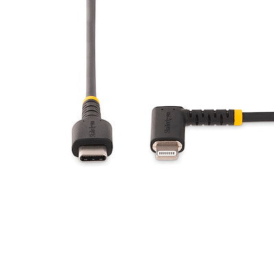 Cable De 2m Usb-c A Lightning - Cable Usb 2.0 A Lightning Acodado - Cable Usb Tipo C A Lightning De Carga - Mfi - Para Iphone - Startech.com Mod. Rusb2cltmm2mr