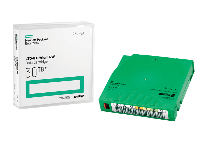 Cartucho De Datos Hpe Lto-8 Ultrium De 30 Tb Rw 700 Mb/s
