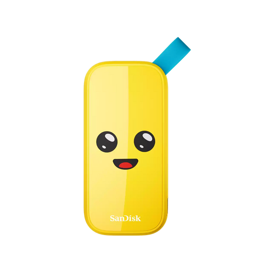 Unidad De Estado Solido Ssd Externo Sandisk Fortnite Portable Banano 2tb Usb 3.2 Gen2 Lect.800 Mb/s Pc  Sdssde30-2t00-g25f