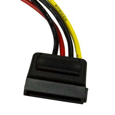 Adaptador De 15cm De Largo De Alimentacion Lp4 A Sata - 1x Lp4 Macho - 1x Sata De Poder 15 Pines - Startech.com Mod. Satapowadap