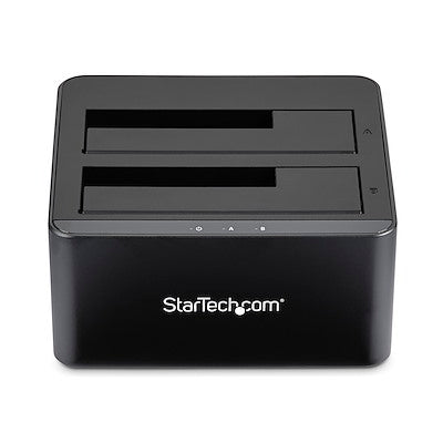 Base Docking Station Usb 3.0 De 2 Bahias Sata Iii De 2.5 O 3.5 Pulgadas Para Ssd O Disco Duro Base De Conexion Para Intercambio En Caliente De Unidades De Disco Duro - Startech.com Mod. Sdock2u33v