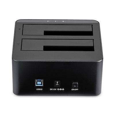 Base Docking Station Usb 3.0 De 2 Bahias Sata Iii De 2.5 O 3.5 Pulgadas Para Ssd O Disco Duro Base De Conexion Para Intercambio En Caliente De Unidades De Disco Duro - Startech.com Mod. Sdock2u33v