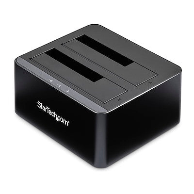 Base Docking Station Usb 3.0 De 2 Bahias Sata Iii De 2.5 O 3.5 Pulgadas Para Ssd O Disco Duro Base De Conexion Para Intercambio En Caliente De Unidades De Disco Duro - Startech.com Mod. Sdock2u33v