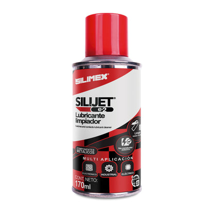 Aerosol Lubricante Silijet E-2 Para Componentes Electronicos Silimex 170 Ml