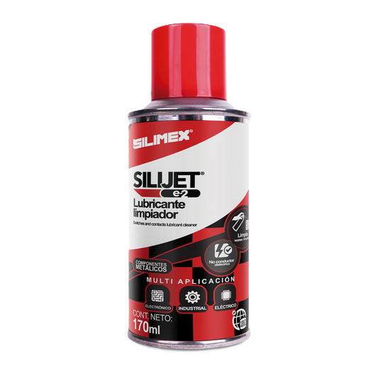 Aerosol Lubricante Silijet E-2 Para Componentes Electronicos Silimex 170 Ml