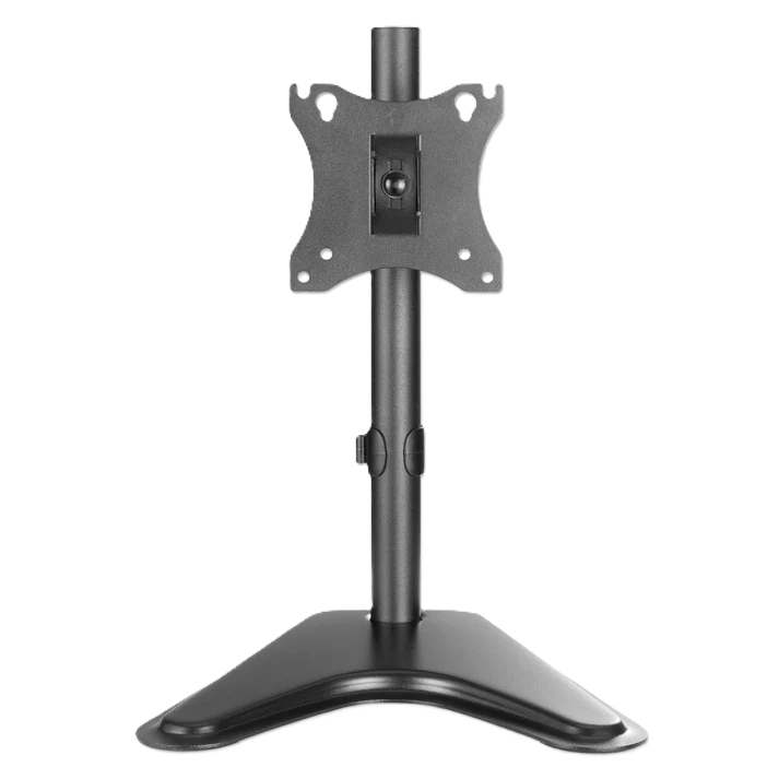 Soporte Monitor  Manhattan ,462037, De Escritorio, 17 A 27 Con Un Peso De Hasta 7kg, Inclinacion /- 10 , Giro De /- 45 ,rotacion De /- 90 , Altura Ajustable