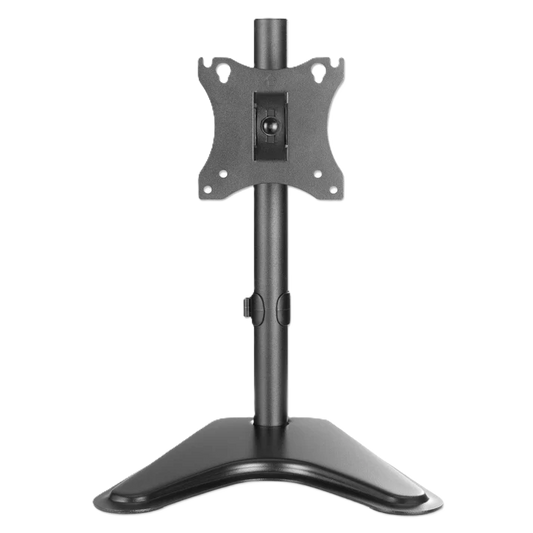 Soporte Monitor  Manhattan ,462037, De Escritorio, 17 A 27 Con Un Peso De Hasta 7kg, Inclinacion /- 10 , Giro De /- 45 ,rotacion De /- 90 , Altura Ajustable