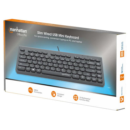 Teclados/manhattan/180702/mini Teclado Usb Con Cable