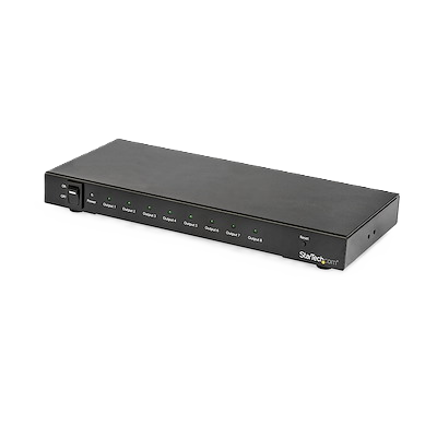 Splitter Hdmi De 8 Puertos - Divisor Splitter Hdmi De 8 Puertos - 4k 60hz Con Audio 7.1 - Startech.com Mod. St128hd20