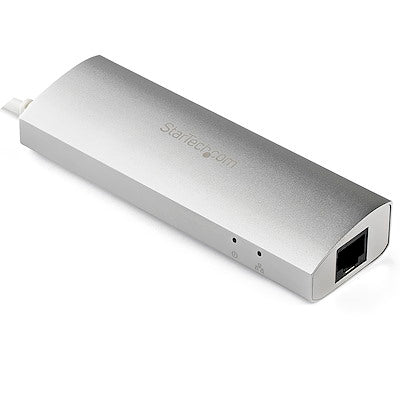 Hub Usb 3.0 De 3 Puertos - Concentrador De 3 Puertos Usb 3.0 Con Adaptador De Red Ethernet Gigabit - Hub Portatil De Aluminio - Startech.com Mod. St3300g3ua