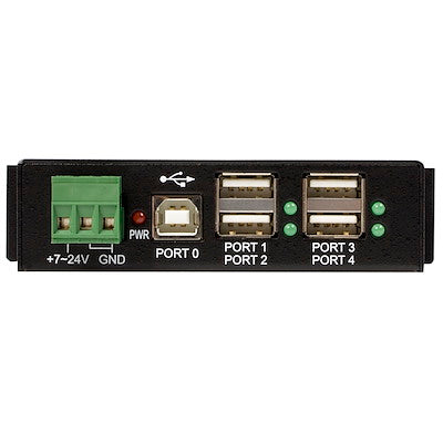 Adaptador Concentrador Hub Usb 2.0 De 4 Puertos Reforzado Industrial Con Alimentacion - Startech.com Mod. St4200usbm