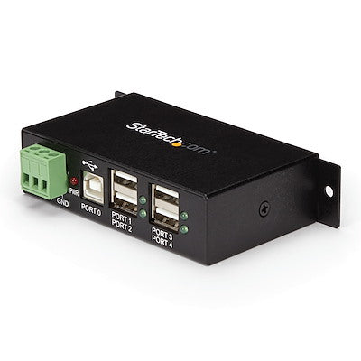 Adaptador Concentrador Hub Usb 2.0 De 4 Puertos Reforzado Industrial Con Alimentacion - Startech.com Mod. St4200usbm