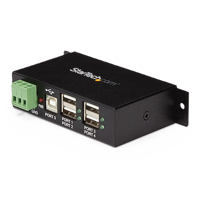 Adaptador Concentrador Hub Usb 2.0 De 4 Puertos Reforzado Industrial Con Alimentacion - Startech.com Mod. St4200usbm