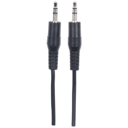 Cable Audio,manhattan,334594, Estereo 3.5mm M-m 1.8m Negro