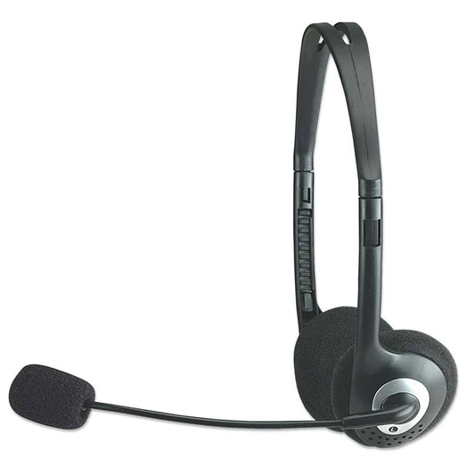 Audifono Diadema,manhattan,164429, C/microfono Estandar Plastico