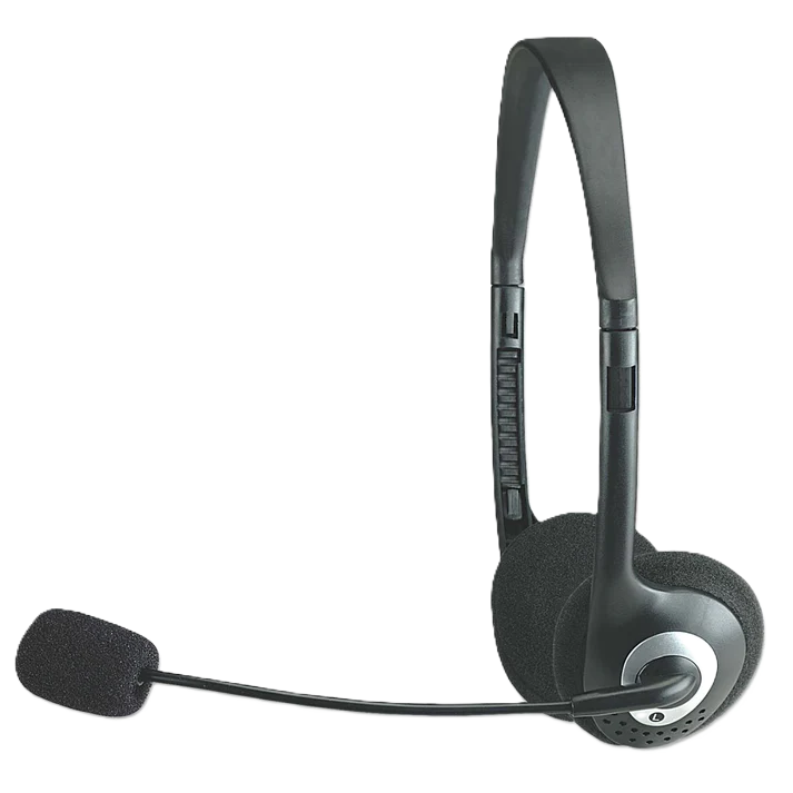 Audifono Diadema,manhattan,164429, C/microfono Estandar Plastico