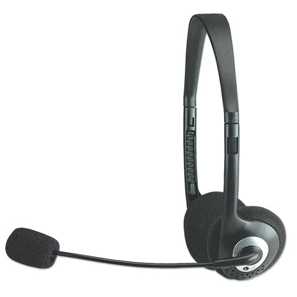 Audifono Diadema,manhattan,164429, C/microfono Estandar Plastico