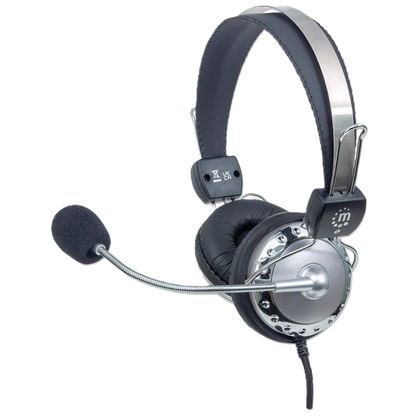 Audifonos Diadema, Manhattan,175517,c/microfono V3 Ligero 2