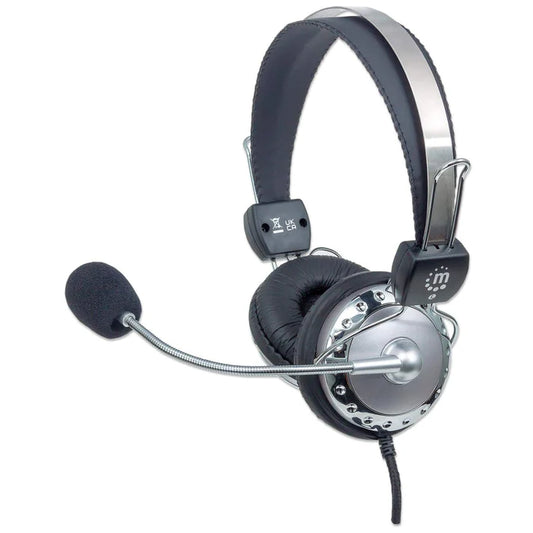 Audifonos Diadema, Manhattan,175517,c/microfono V3 Ligero 2
