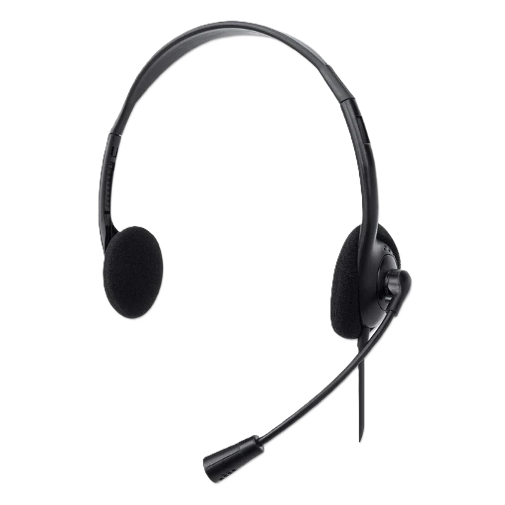 Audifono Diadema ,manhattan,179850, C/microfono Usb Ligero