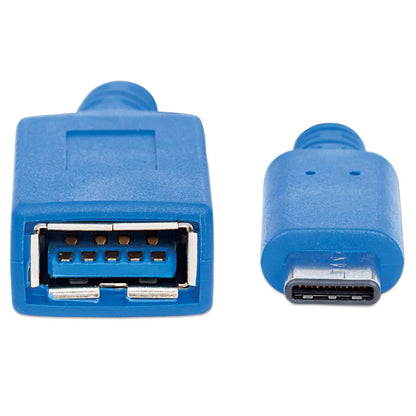 Cable Usb,manhattan,353540,-c V3.1, C-ah 15cm,macho-hembra