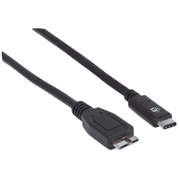 Cable Usb,manhattan,353397,-c V3.1, C-micro B 1.0m Negro