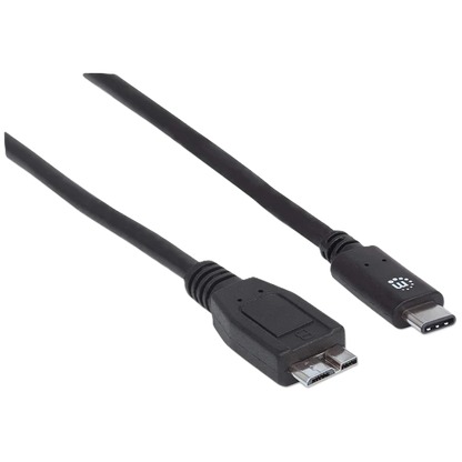 Cable Usb,manhattan,353397,-c V3.1, C-micro B 1.0m Negro