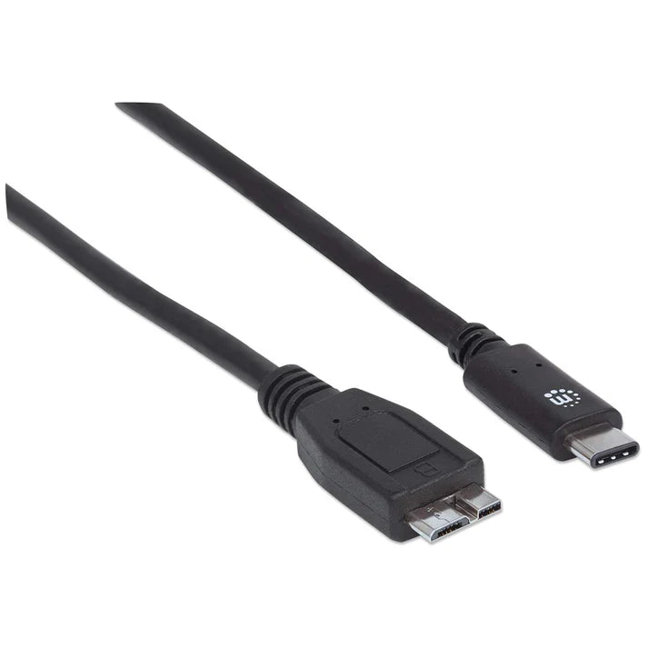 Cable Usb,manhattan,353397,-c V3.1, C-micro B 1.0m Negro