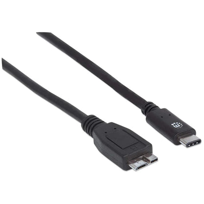 Cable Usb,manhattan,353397,-c V3.1, C-micro B 1.0m Negro