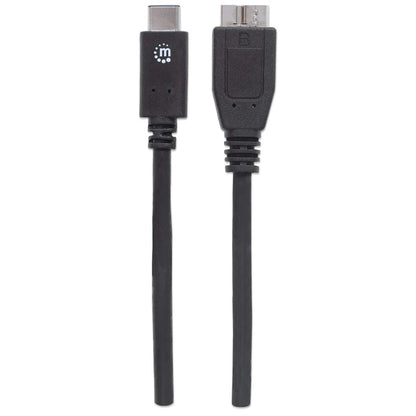 Cable Usb,manhattan,353397,-c V3.1, C-micro B 1.0m Negro