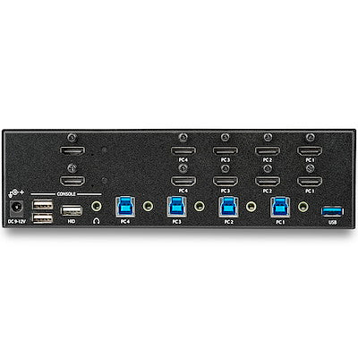 Switch Conmutador Kvm De 4 Puertos Hdmi - 4k De 30hz - De Pantalla Doble - Startech.com Mod. Sv431dhd4ku