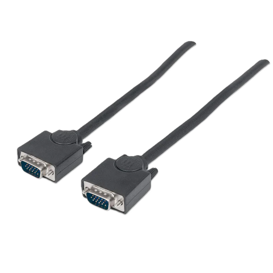 Cable Svga, Manhattan,311731, Monitor 8mm Hd15m-m  1.8m