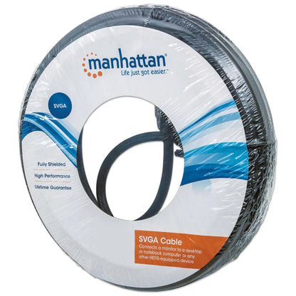 Cable Svga,manhattan,335607, Monitor 8mm Hd15m-m 20.0m