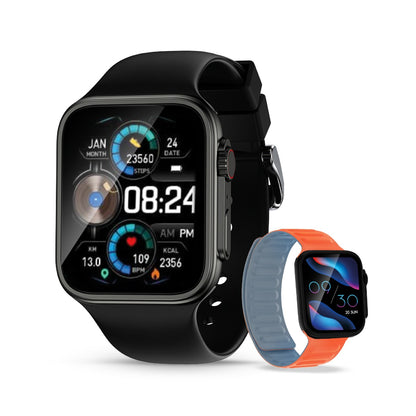 Smartwatch / Vorago / Sw-500 Cuadrado Ip67 Bt 5.1 Amoled 1.78 Llamadas 2 Extensibles